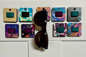 Sunglass Wall Mounted and/or Magnetic Sunglass holder