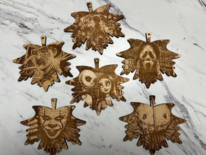 All 12 Halloween Leaf Engrave Cut Template Bundle