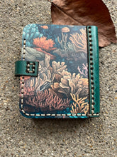 Load image into Gallery viewer, Coral Wood and Leather Wallet
