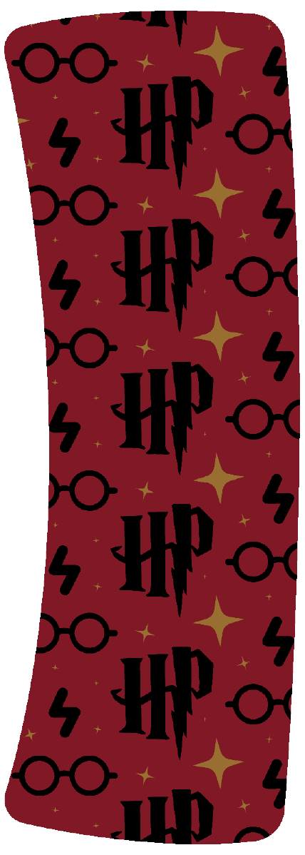 HP-6 Hair Clip Printed Leather