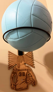 2 Volleyball Wall Mount Ball Holders Designs Files