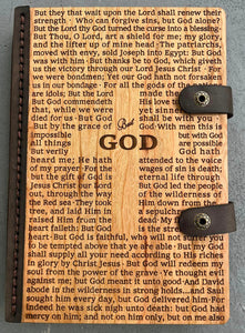 Wood and Leather Journal But God
