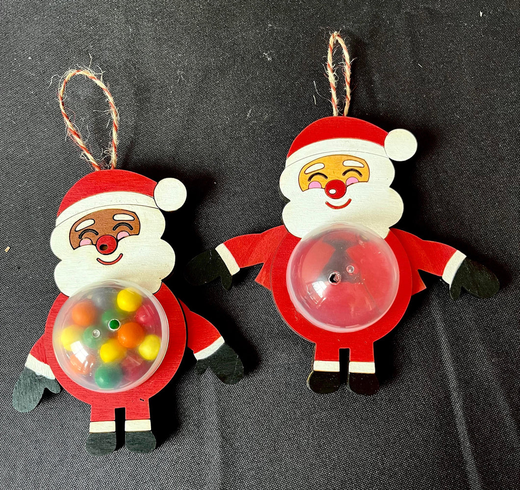 Santa Candy Ornament Laser design file