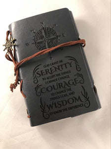 Serenity Prayer Engraved Journal