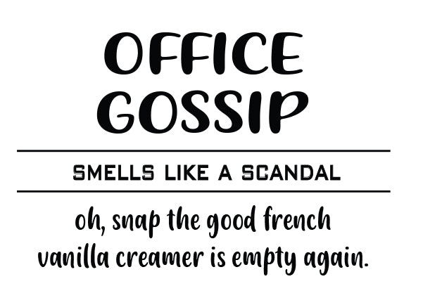 Office Gossip Candle
