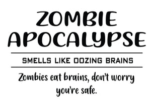 Zombie Apocalypse Candle