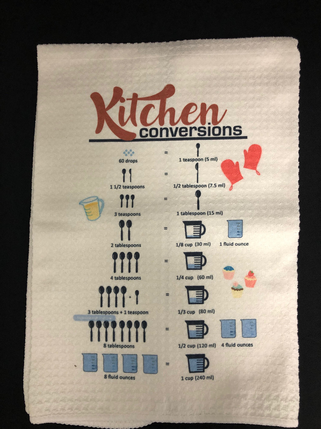 Kitchen Measurements Kitchen Towel - 2